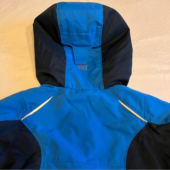 Columbia black and blue Omni shield rain jacket size XXS (4yo) - Picture 6 of 10